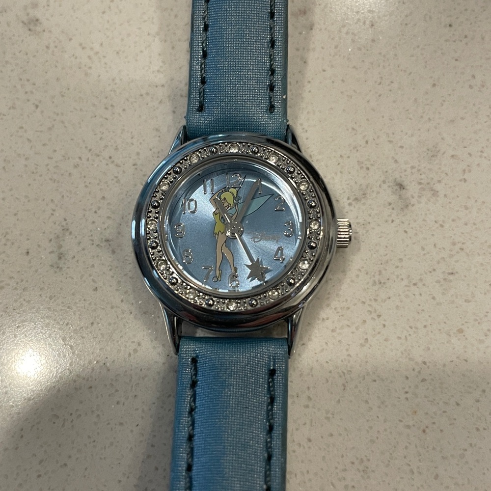 Disney Silver and Blue Tinker Bell Smartwatch
